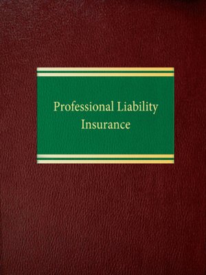 cover image of Professional Liability Insurance